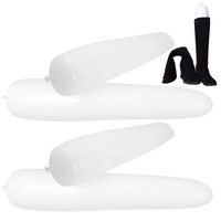 Aufblasbare Stiefelformer Lange Schuhspanner Tragbare Stiefeltragen 50cm Weiß 2St - 50
