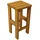 DEGAMO Barhocker Villach 40 x 40 x 75 cm Braun