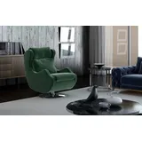 Grüner Sessel Wohnzimmermöbel Einsitzer Stilvoller Cocktailsessel Modern