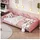 Okwish Kinderbett 90 x 200 cm Metall/MDF rosa