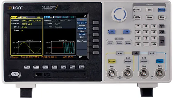 OWON XDG2060 60MHz Funktionsgenerator 14Bit 500 MSa / s Arbitrary Waveform Gener...