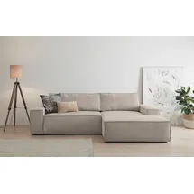 OTTO home Eckcouch Cord 2-Sitzer Grau