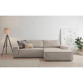 OTTO home Eckcouch Cord 2-Sitzer Grau