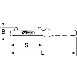 KS Tools Isolierte Kabelmantelsäge 330 mm
