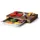 Continenta Schneidebrett Walnuss mit Edelstahl-Schublade 48 x 32,5 cm Braun