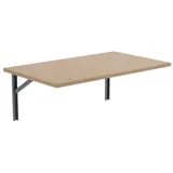 AKKE Klapptisch, Wandklapptisch Wandtisch Küchentisch Schreibtisch Hängetisch 2mm PVC 60 cm x 80 cm