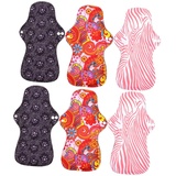 Beaupretty 6 Stk Tante Handtuch dais periodenunterwäsche Menstruationsunterwäsche Menstruationsbinden aus Stoff waschbare Menstruationsbinde Damenbinde für Mädchen Damenbinden extra groß Pads