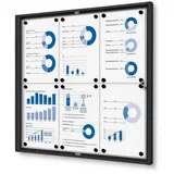 Showdown Displays Showdown® Displays Schaukasten Economy schwarz 6x DIN A4, 1 St.