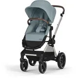 Cybex EOS Lux Kinderwagen 2-in-1, Reisesystem, Ab Geburt bis 22 kg (ca. 4 Jahre), Stormy Blue