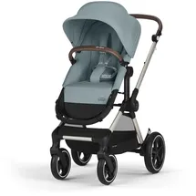 Cybex EOS Lux Kinderwagen 2-in-1, Reisesystem, Ab Geburt bis 22 kg (ca. 4 Jahre), Stormy Blue
