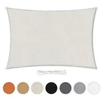 Hometex Premium Textiles Sonnensegel 2×3m Rechteckig inkl. Befestigungseile |