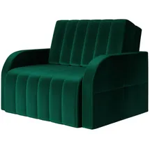 e-meubles Möblo Schlafsessel Dunkelgrün, Holz, 1-Sitzer, 101x90x104 cm, Wohnzimmer, Sessel, Schlafsessel