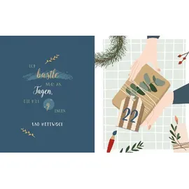 Edition Michael Fischer Mein Adventskalender-Buch: DIY Christmas