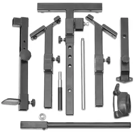 ConStands Reifenmontiergerät 12-21" Set + Wuchtbock für Motorradreifen schwarz