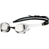 Arena Cobra Ultra Swipe Mirror Brille silber/weiß 2022 Schwimmbrillen, SILVER-WHITE, 1