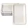 WIMEX Pappteller eckig 13 x 20 cm 100 St. Weiß