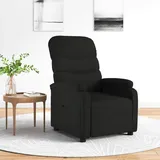 vidaXL Relaxsessel Stoff 91 x 101 x 91 cm Schwarz mit verstellbarer Rückenlehne