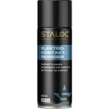 Staloc Elektronik Kontaktreiniger für Auto - Kontaktspray mit Isopropanol entfernt Schmutz und Oxidationen, Spraydose 400ml