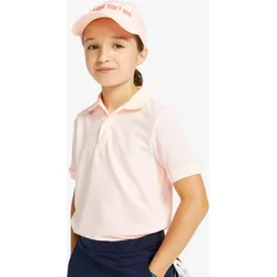 Golf Poloshirt kurzarm MW500 Kinder rosa Gr. 128  - 8 Jahre