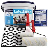 Plid Latexfarbe Weiß seidenglänzend 5 l