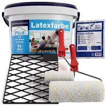 Plid Latexfarbe Weiß seidenglänzend 5 l