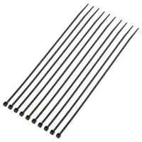 TRU Components 1592869 TC-CV200MKBK203 Kabelbinder 200mm 2.50mm Schwarz UV-stabilisiert