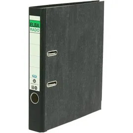 Elba rado Wolkenmarmor DIN A4 50 mm Schwarz 1 St.