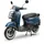 Burnout Motorroller Retro Luna 50ccm 45 kmh Moped Scooter