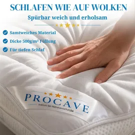 procave Matratzenschoner 100 x 200 cm weiß