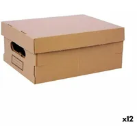 Confortime - Aufbewahrungsbox mit Deckel Karton 30 x 22,5