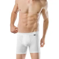 SCHIESSER 2P Authentic Shorts With Fly Weiß Baumwolle Small Herren