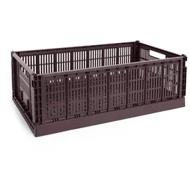 HAY Aufbewahrungsbox Colour Crate XL 68 x 42 x 24 cm 1-tlg. grau