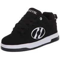 HEELYS Unisex-Kinder Voyager Tennisschuh, Schwarz/Weiß, 7 Big Kid - 39 EU