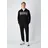 Champion Sweatanzug CHAMPION "Hooded Full Zip Suit", Herren, Gr. XXL, schwarz (nbk, nbk, igt), Obermaterial: 55% Baumwolle, 45% Polyester, Sportanzüge, mit Kapuze, mit durchgehendem Reißverschluss, für Sport und Freizeit