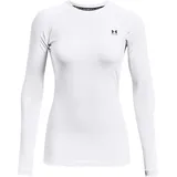 ColdGear langarm Sportshirt 100 white/black M