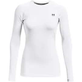 Under Armour ColdGear Authentics langarm Sportshirt Damen 100 white/black M