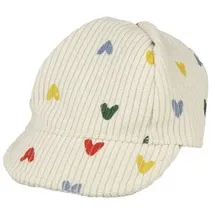 Heless Puppen-Kappe Herz-Konfetti Beige