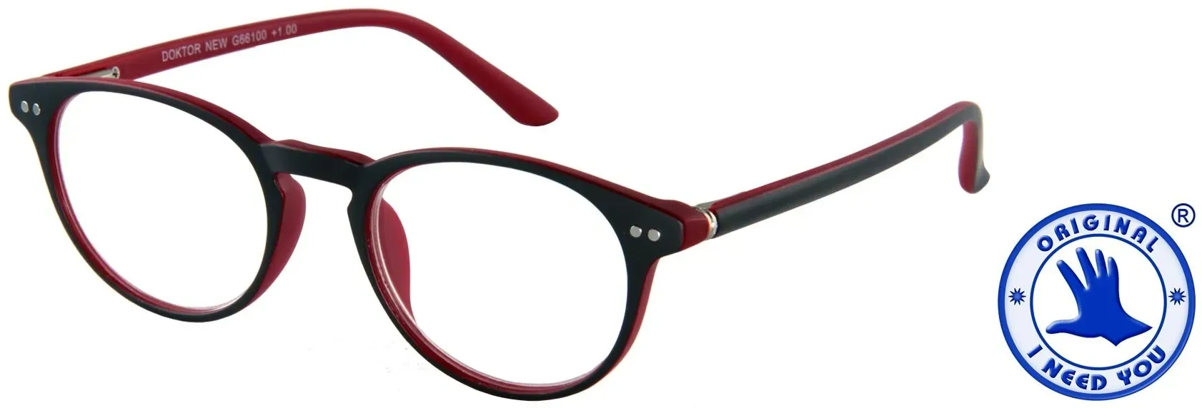 I Need You Doktor New-Grau-Rot-+ 2,00 - Damen, Herren