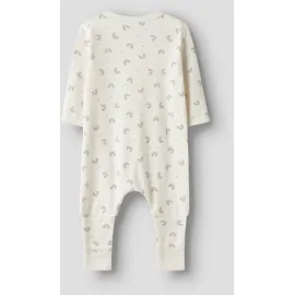 NAME IT Schlafanzug NAME IT "NBFNIGHTSUIT 2P ZIP FF JET RAINBOW NOOS", Jungen, Gr. 68, lila (jet stream pack:w, burnished lila), Jersey, Obermaterial: 100% Baumwolle, bedruckt, regular fit normal, Rundhals, eingefasste Kante, Homewear-Sets Schlafanzug