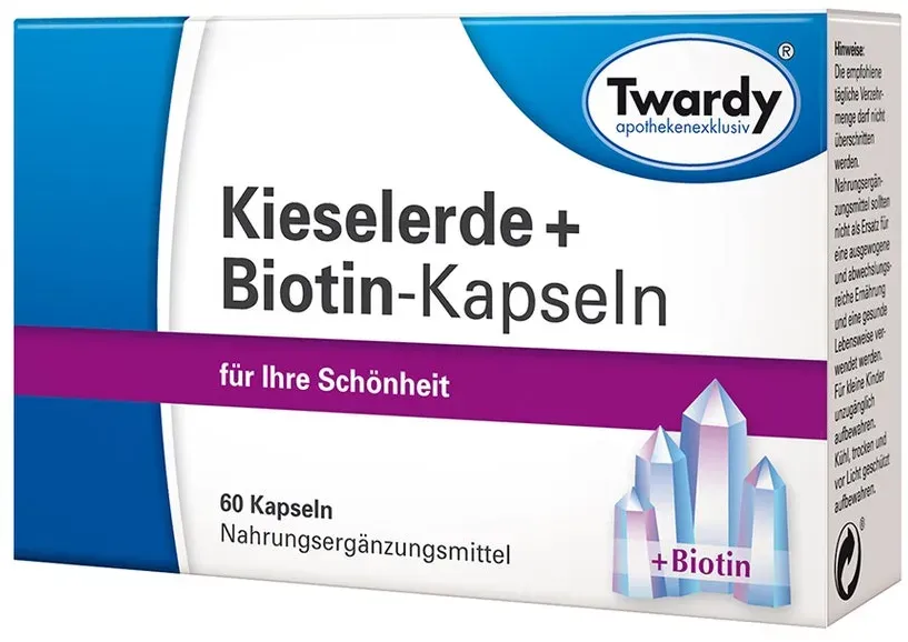 Kieselerde + Biotin-Kapseln 60 St