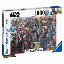 Ravensburger Puzzle Star Wars Challenge Baby Yoda 1000 Teile, Puzzleteile