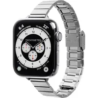 LAUT Links Petite Watch Strap für Apple Watch 42mm/44mm/45mm/49mm Silber (L_AWL_LP_SL)
