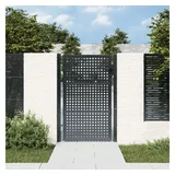 vidaXL Gartentor Anthrazit 105x175 cm Stahl