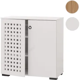Mendler HWC-N87 82 x 80 x 37 cm Weiß