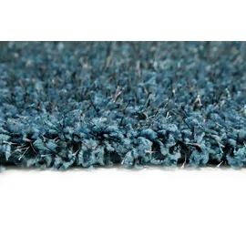 Esprit Cosy Glamour 2.0 Hochflorteppich 40 x 60 cm Blau/Türkis
