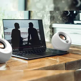 Creative Labs Creative Pebble V3 - - Bluetooth 5.0, weiß