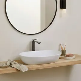 Schöner Wohnen Aufsatz-Waschbecken Sati 60 cm x 42 cm Weiß