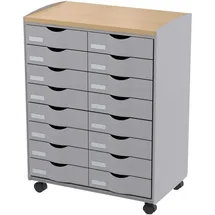 Paperflow Rollcontainer 55,2 x 35,0 x 74,5 cm grau