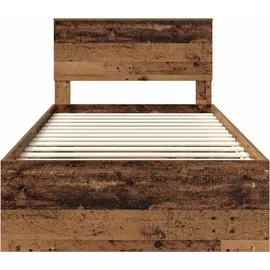 vidaXL Bettrahmen 100 x 200 cm Braun