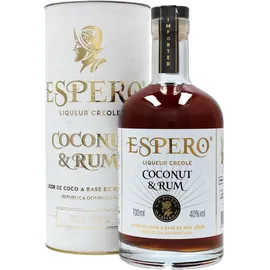 Ron Espero Creole Coconut & Rum 40% vol 0,7 l Geschenkbox